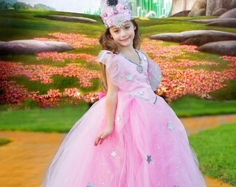 Glinda the Good Witch Crown - Wizard of Oz - Photo Prop - Couture Crown - Princess Dress Up - Birthday Hat
