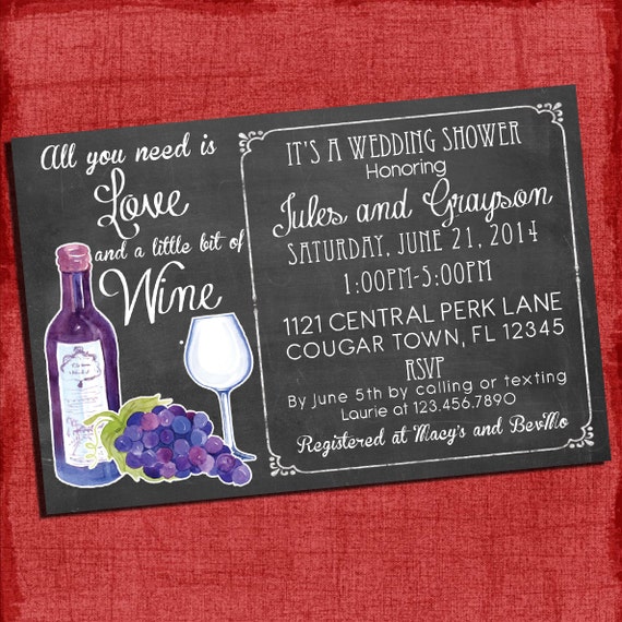 Wine Themed Invitations 3