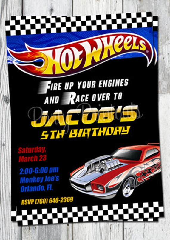 hot-wheels-invitation-printable-race-car-by-partyprintouts-on-etsy
