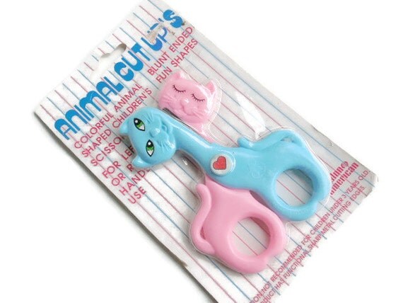 Cute "Animal Cut Up's" Children's Cat Scissors