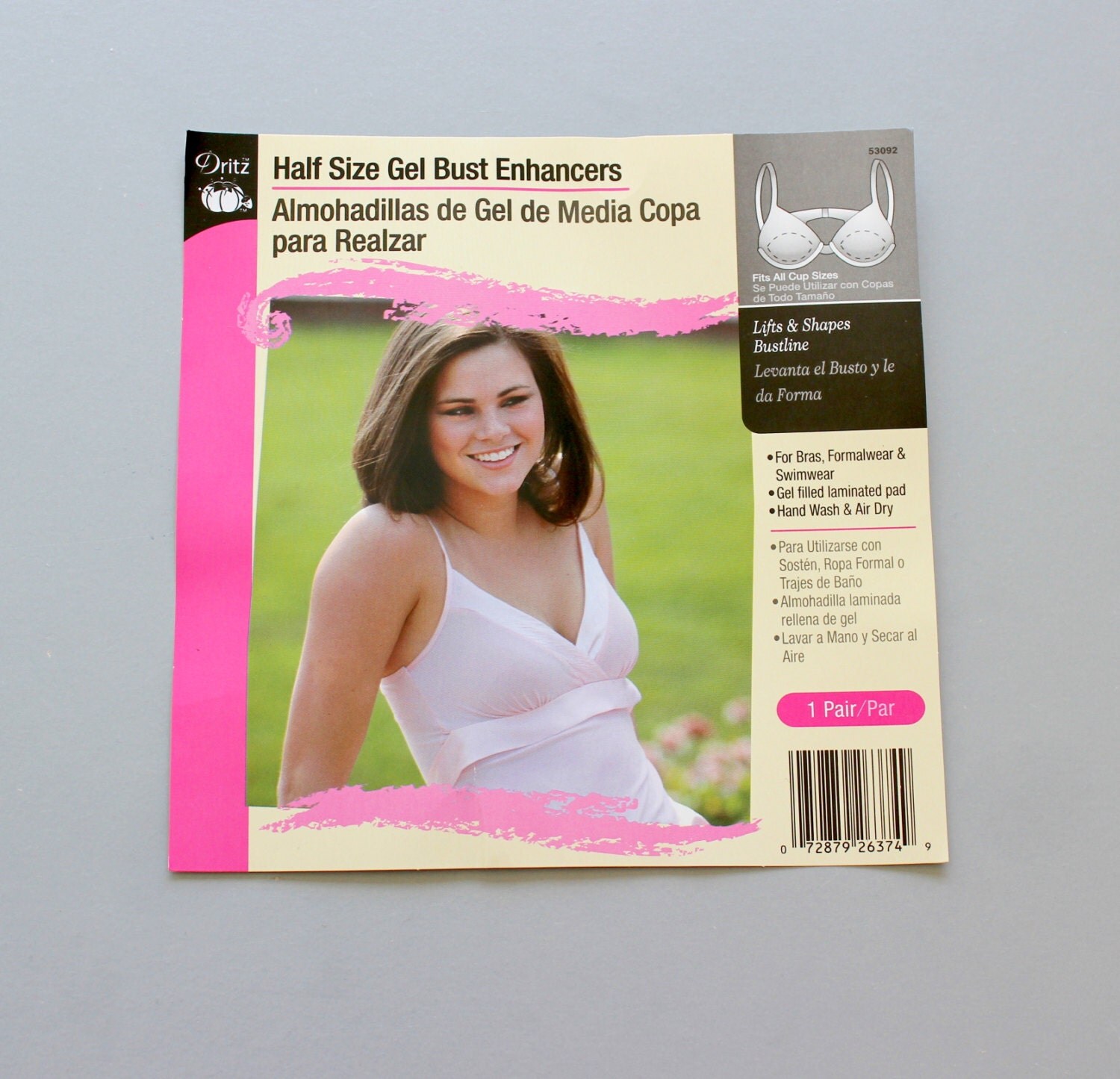 Gel Pushup Inserts for Swimwear Add a Cup Size / For swim,