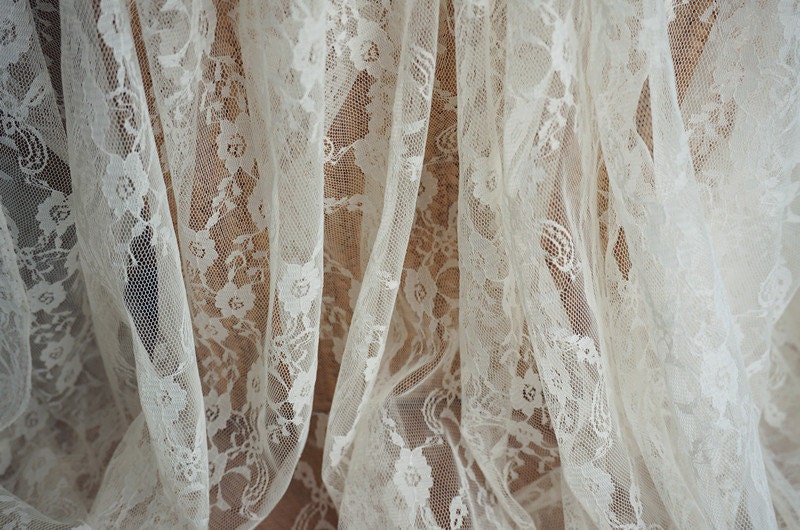 lace fabric in ivory bridal veil lace fabric wedding by lacetime