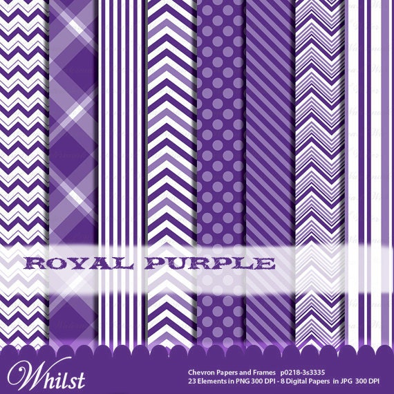 Purple clip art chevron frames digital paper clipart, Chevron clipart purple digital paper photo : p0218 3s3335 IP Il_570xn