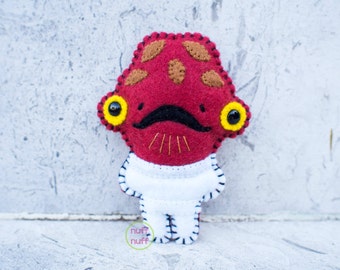 Felt Admiral Ackbar - Pocket Plush toy