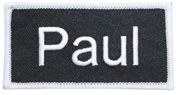 Paul Paul Name Tag Uniform Identification Badge