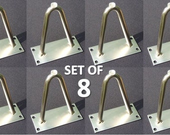 bed frame double hook bracket