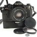 WORKING Classic Canon A-1 Camera w/50mm 1.8 Prime Lens, Power Winder, Lens Cap, Filter, Strap,
