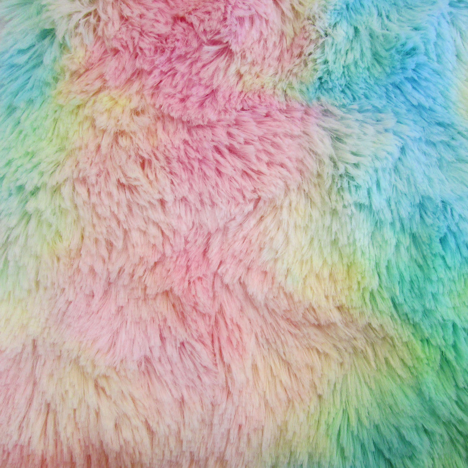 Rainbow Minky Mini Shaggy 54 Inch Wide Fabric by the Yard 1