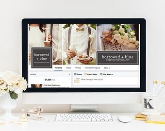 Facebook Cover Template for Photographers, Facebook Timeline Cover Photoshop Templates, Facebook Header Template - FB167