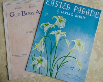 Vintage Music - Irving Berlin Easter Parade 1933 and God Bless America 1939