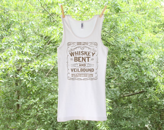 Sets -Whiskey Bent and Veilbound Good Times Bachelorette Party Tanks or Shirts-TW