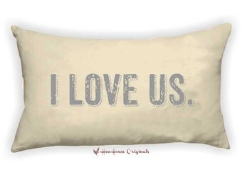 Popular items for i love us pillow on Etsy