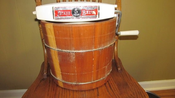 Vintage Dixie Belle Homemade Ice Cream Maker / by SandrasVeranda