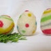 Felt easter eggs, colorful, needle felt, Easter and Spring home decor - set of 3 eggs