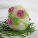 Easter egg, hand felted spring decoration, Needle Felt, Easter Home Decor
