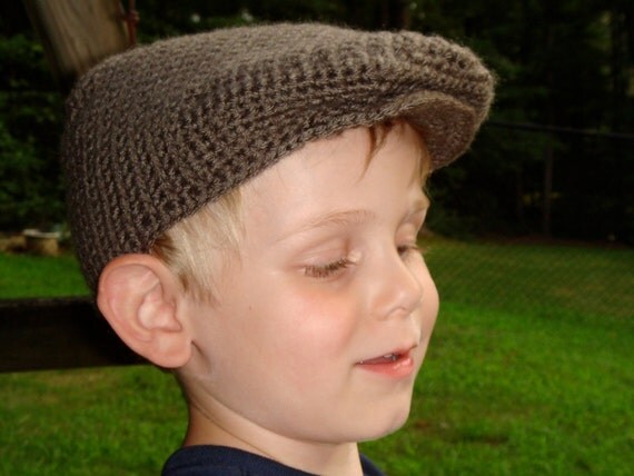 Items similar to Crochet PAGEBOY Cap / Seamus Scally Cap / Pageboy hat ...