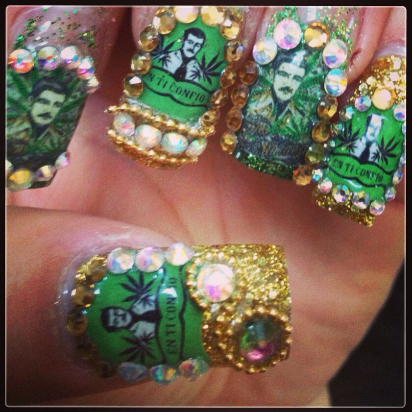 JESUS MALVERDE Nail Art Decals by chachacovers on Etsy