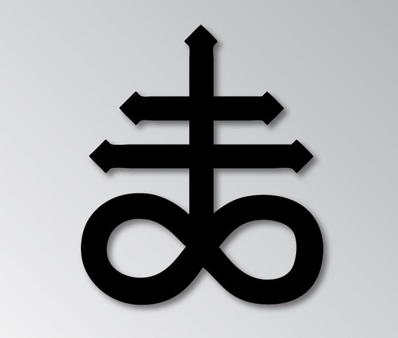 Leviathan Cross Vinyl Decal Sticker Bumper Sticker by kitschaus