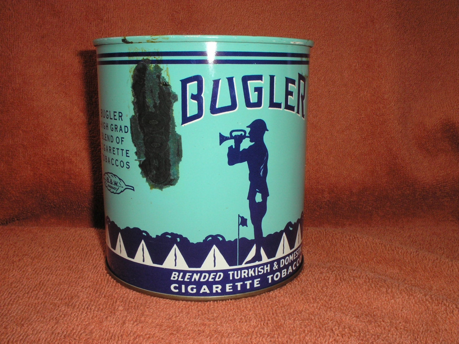 Bugler tobacco tin