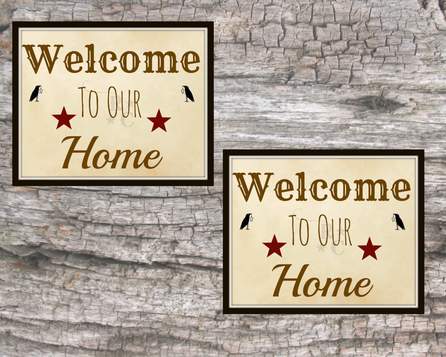 Welcome to our home Welcome sign Welcome home decor home