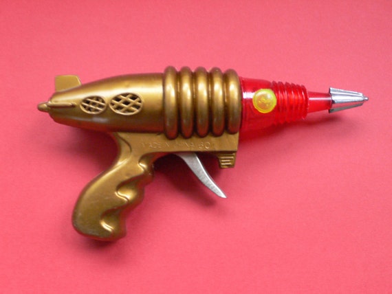 Vintage Sparkling Gun Space Ray Gun Razer Pistol MIP