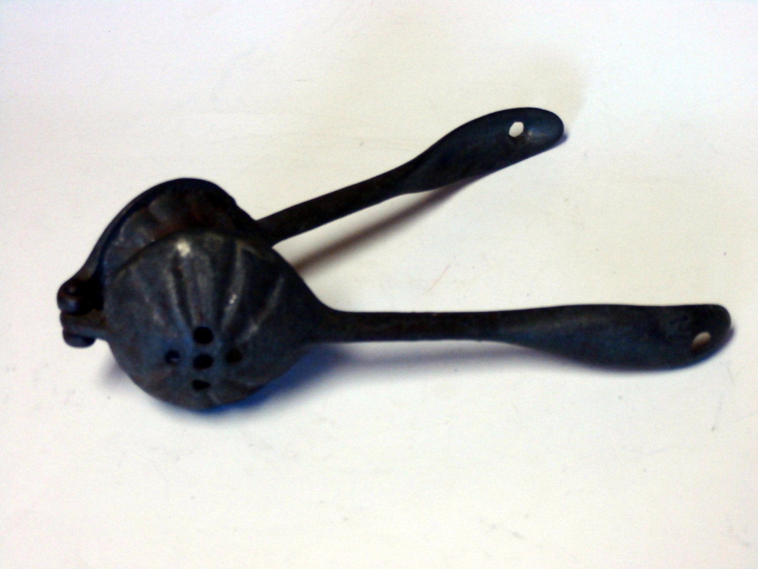 Antique Garlic/Lemon Press Early Wrought Iron circa mid to