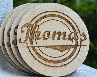 Corporate Gift, Coworker Gift, Personalized Coasters, Custom Coasters, Company Gifts, Coworker Gift, Corporate Gift, Wooden Coasters