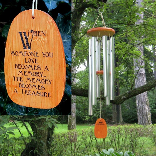 Personalized wind chimes custom wind chimes engraved