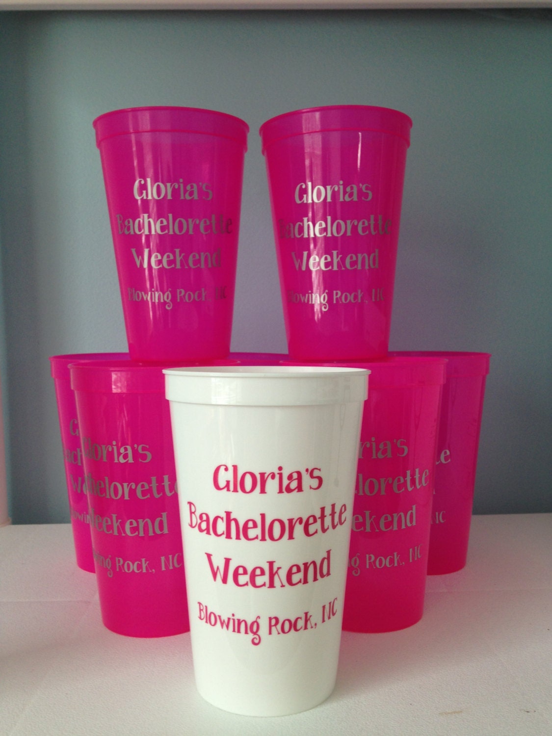 Bachelorette Party Cups Custom Party Favors by CutitOutVinyl