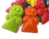 Gingerbread Woman Crayons set of 20 - Christmas crayons - stocking stuffer - party favor Il_170x135