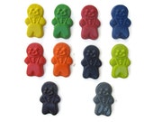 Gingerbread Man Crayons set of 10 - Christmas Crayons - Party favors - Stocking stuffers Il_170x135