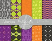 80% OFF SALE Halloween digital paper, commercial use, scrapbook papers, background - PS549 Il_170x135