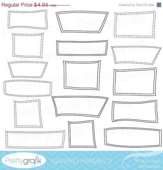 60% OFF SALE label frames clipart commercial use, vector graphics, digital clip art, digital images - CL540 Il_570xn