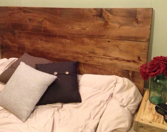 Rustic Wood headboard 