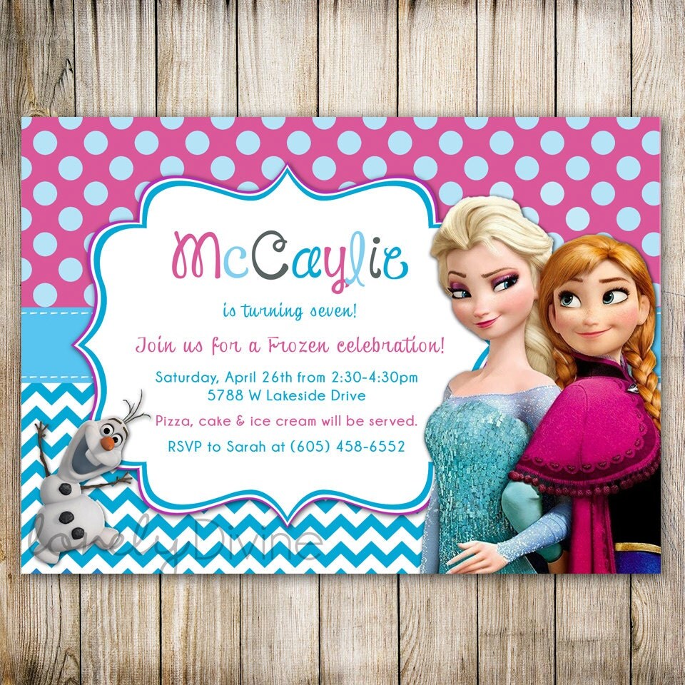 Disney Frozen Invitations 6