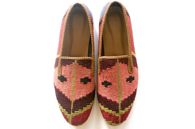 Men Kilim slipper shoes. Size 43 Men US size 9.5 by kilims on Etsy