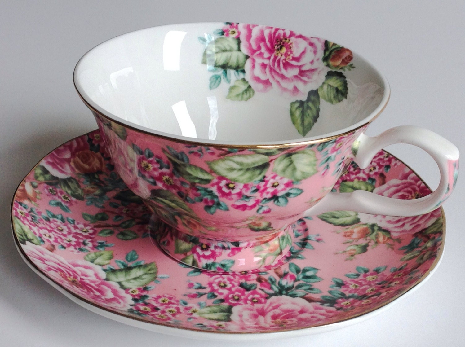 Lovely Edwardian Collection tea cup and saucer Made in