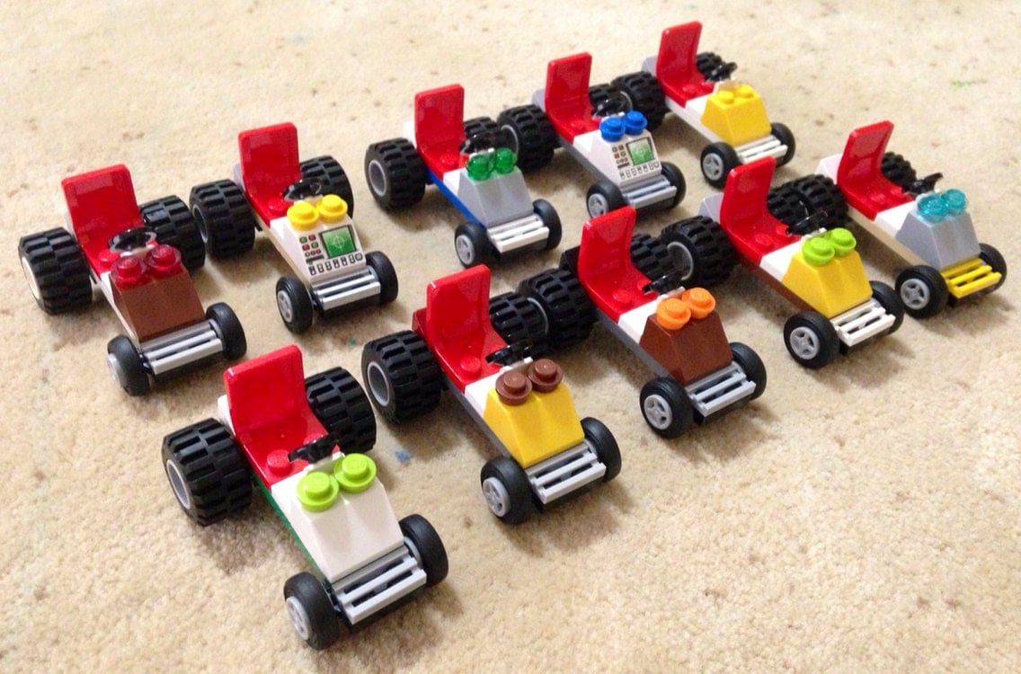 16pcs. Custom Lego mini race car order for Karen by CharLangGud