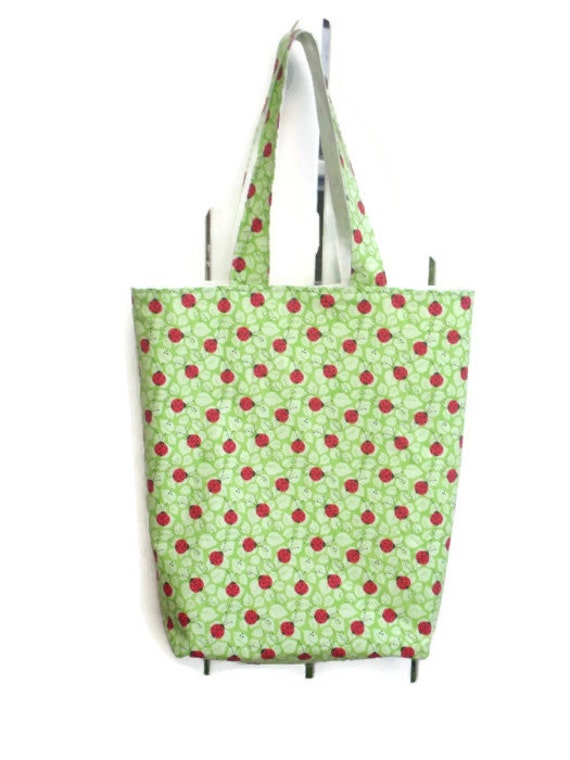 ladybug tote bag