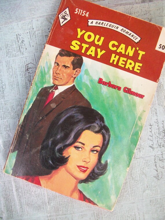 Vintage 1960's Harlequin Romance Paperback Novel