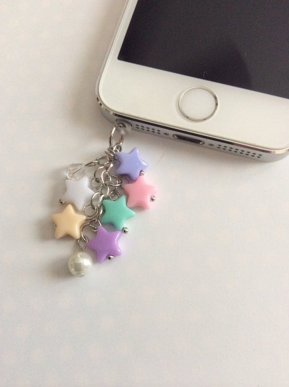 Kawaii Starburst Phone Jack Dust Plug Charm Kawaii Phone