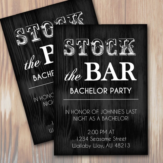 Invitations Bachelor Party 8