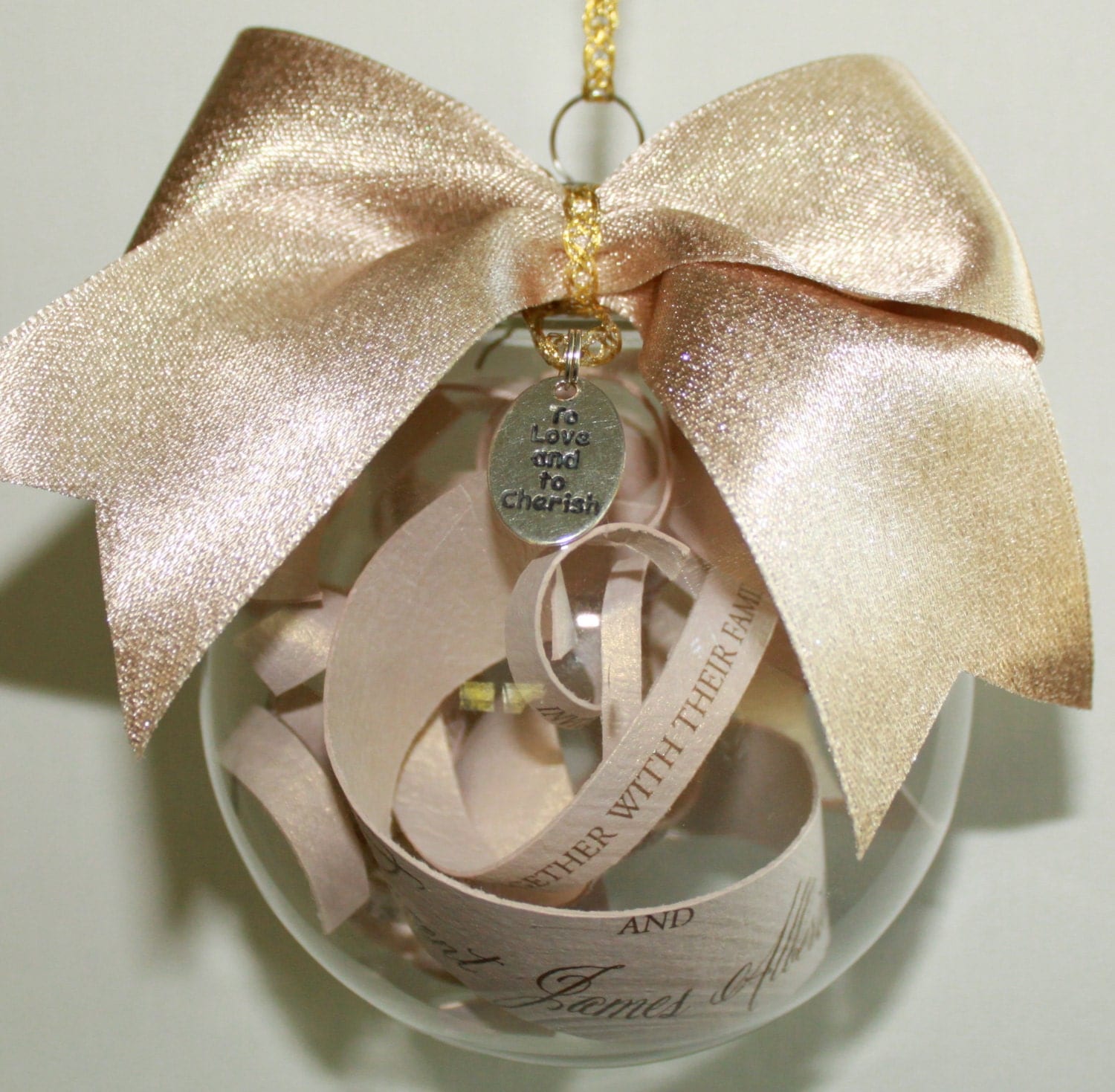 Wedding Invitation Christmas Ornament 8