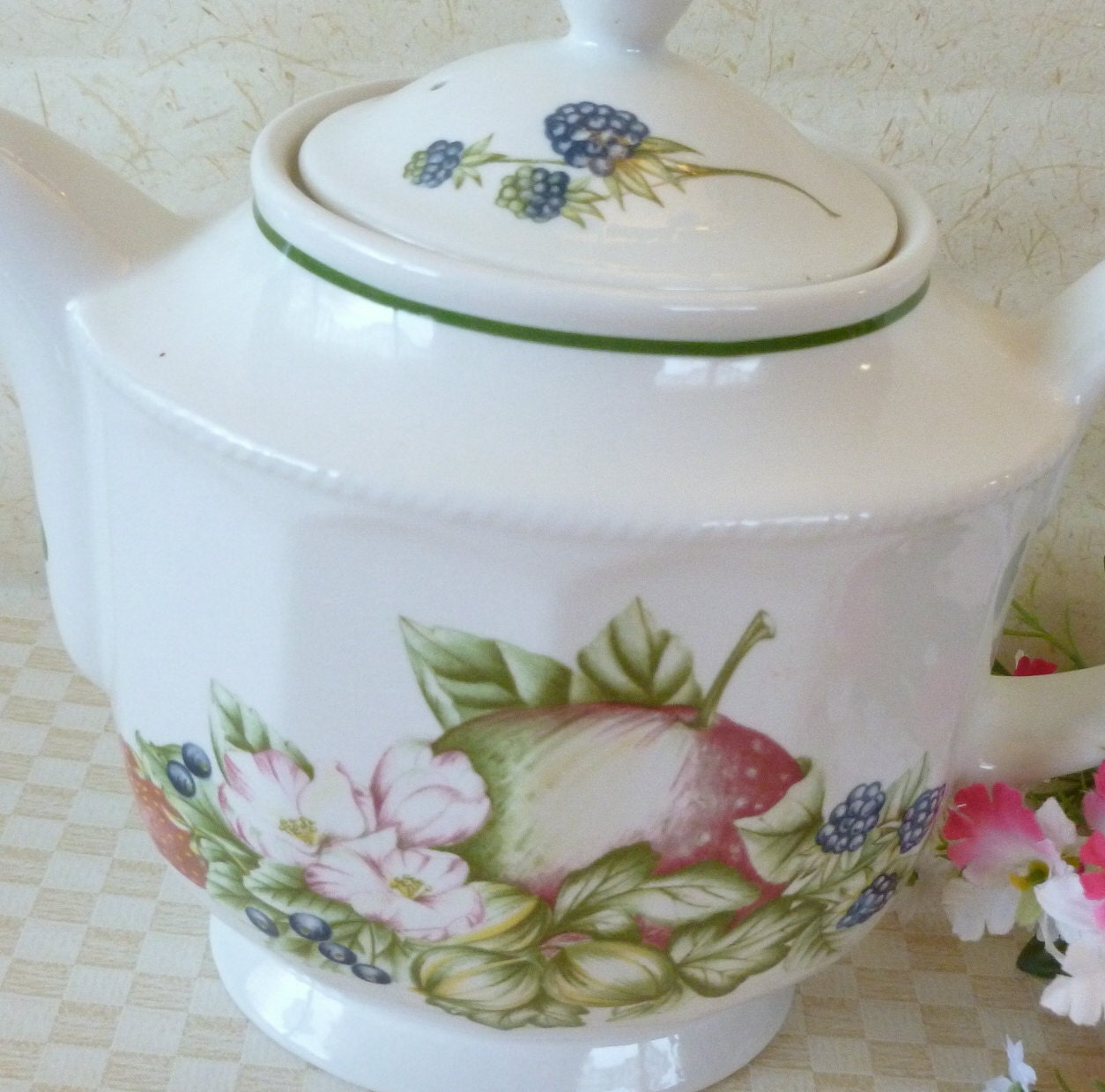 Vintage English Teapot by Churchill China of England Numbered