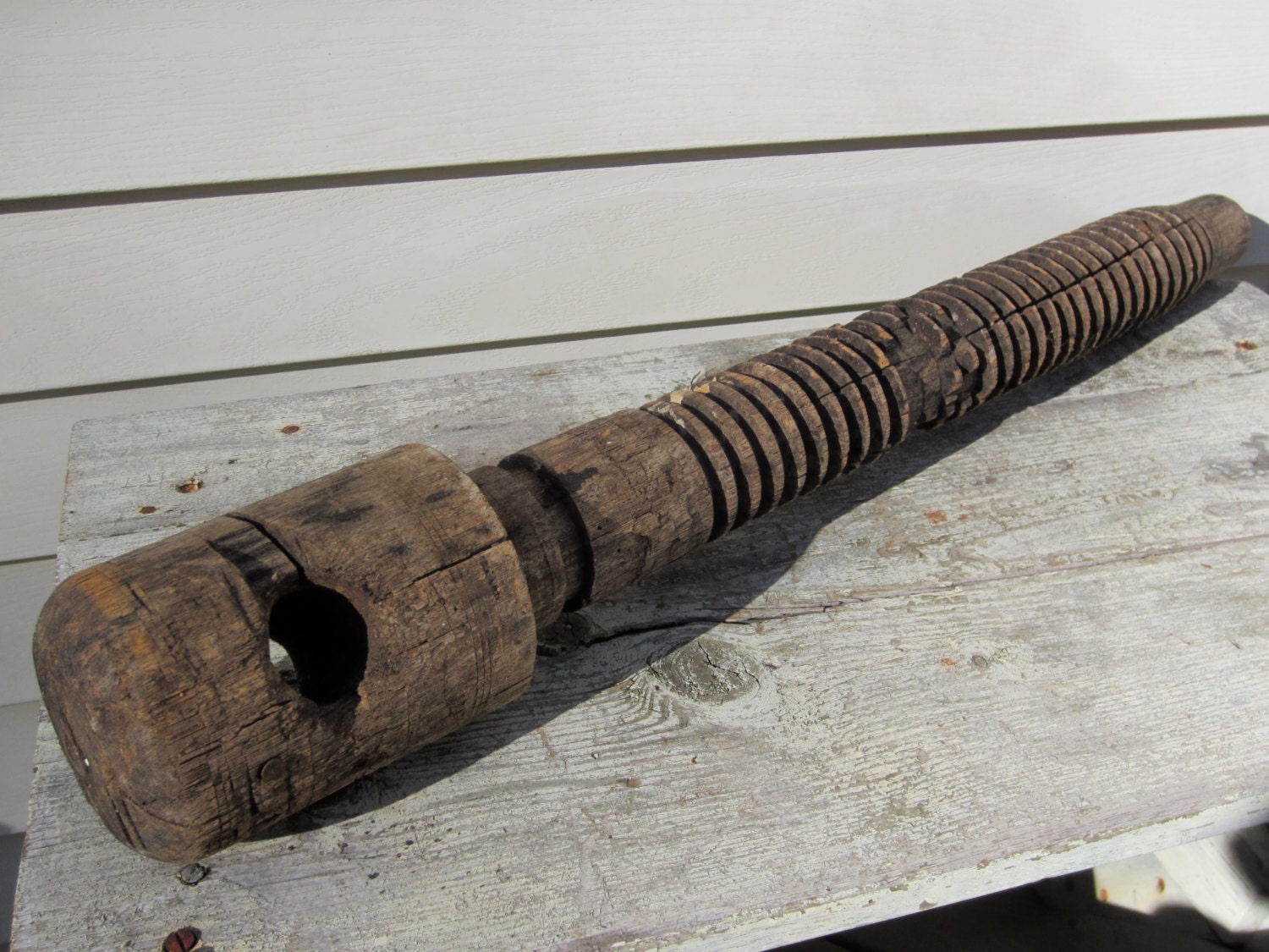 Antique Wooden Screw from Lancaster County by Stoneandwares