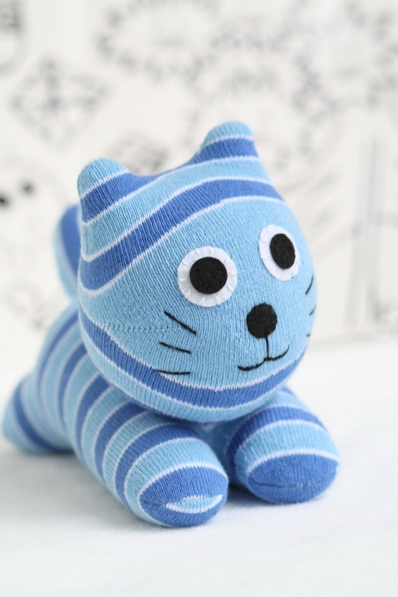 sock cat stuffed animal