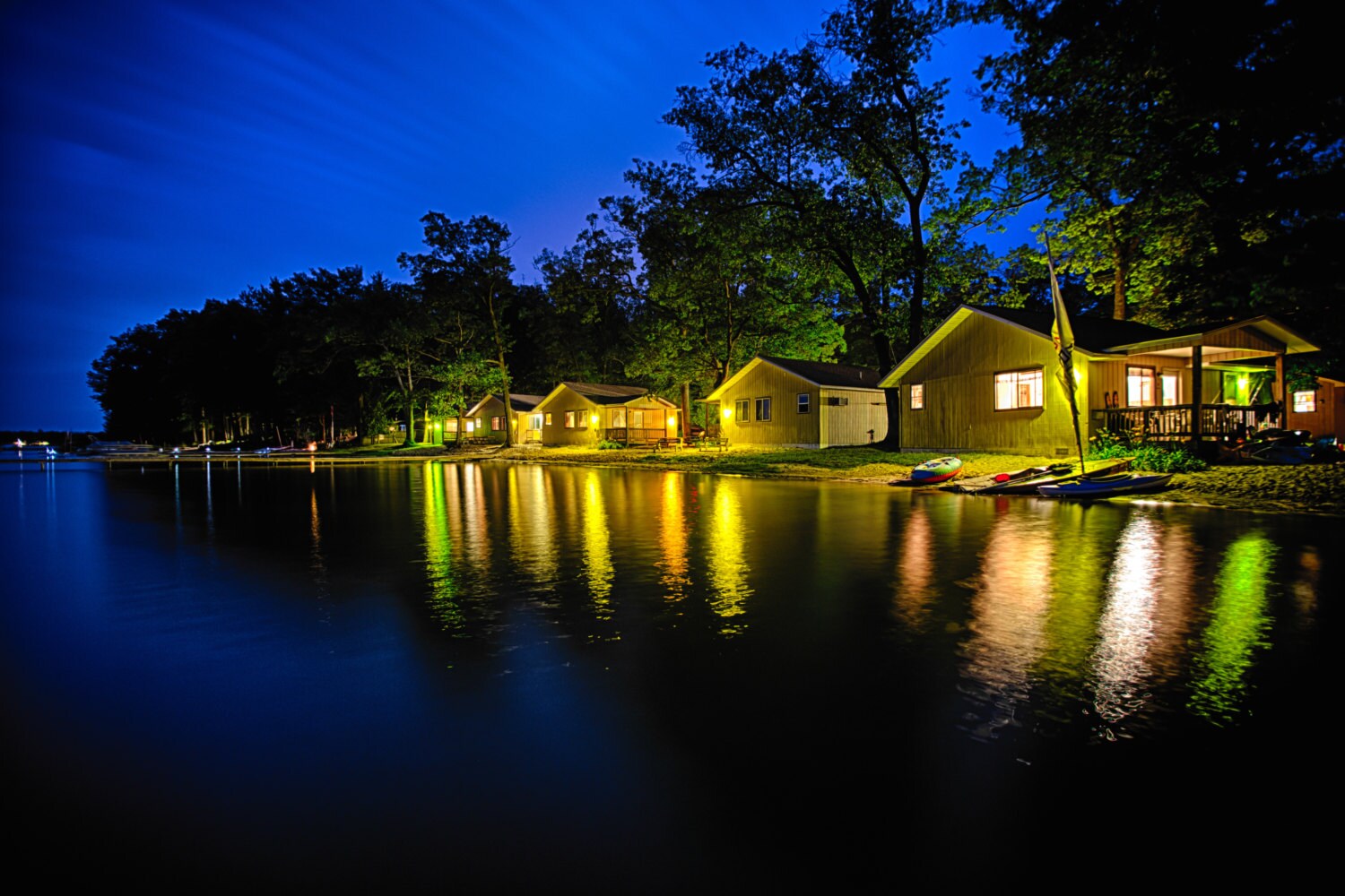 Ferwerda's Bass Lake Cabins Pentwater by AvaiLightPhotos on Etsy