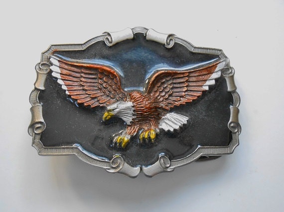Eagle Belt Buckle Brass Buckle by WidhalmsCollectibles on Etsy