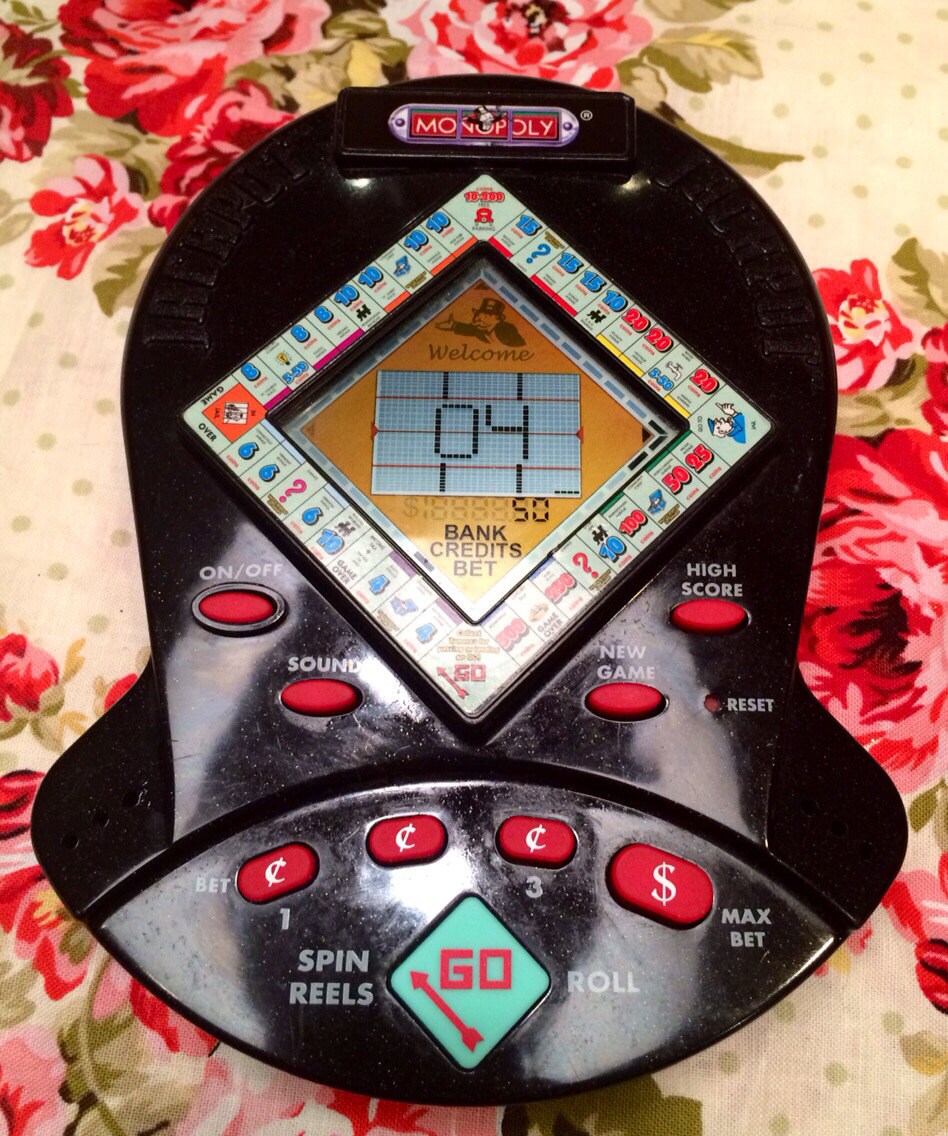 Vintage Hasbro MONOPOLY JACKPOT Electronic HandHeld