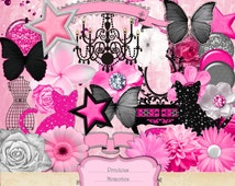 Popular items for girl scrapbook kit on Etsy